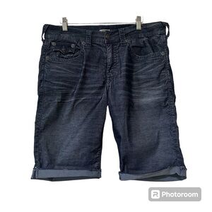 True Religion Men's Ricky Corduroy Straight Shorts 33